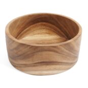 Illa Bazar Bizar saladier Suar taille moyenne, bol en bois fait main pour salades et accompagnements, design unique en bois Suar durable