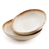 Illa Bazar Bizar petits bols Cascais lot de 6, bols artisanaux en céramique pour tapas et antipasti, bols de service méditerranéens à l'aspect authentique, vaisselle portugaise durable pour intérieurs modernes et campagnards chez Illa home decor Keerbergen