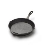 Illa Barebones gietijzeren koekenpan 30cm, royale inductiebestendige koekenpan voor familiekoken, premium gietijzer voor professionele kookresultaten, veelzijdige pan voor keuken en buitenleven bij Illa home decor Keerbergen